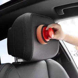 6 Pcs Set Car Wax Washing Polishing Sponge Cleaning Foam Kit Microfiber Applicator Pad Gripper Handle Car Styling Tool
