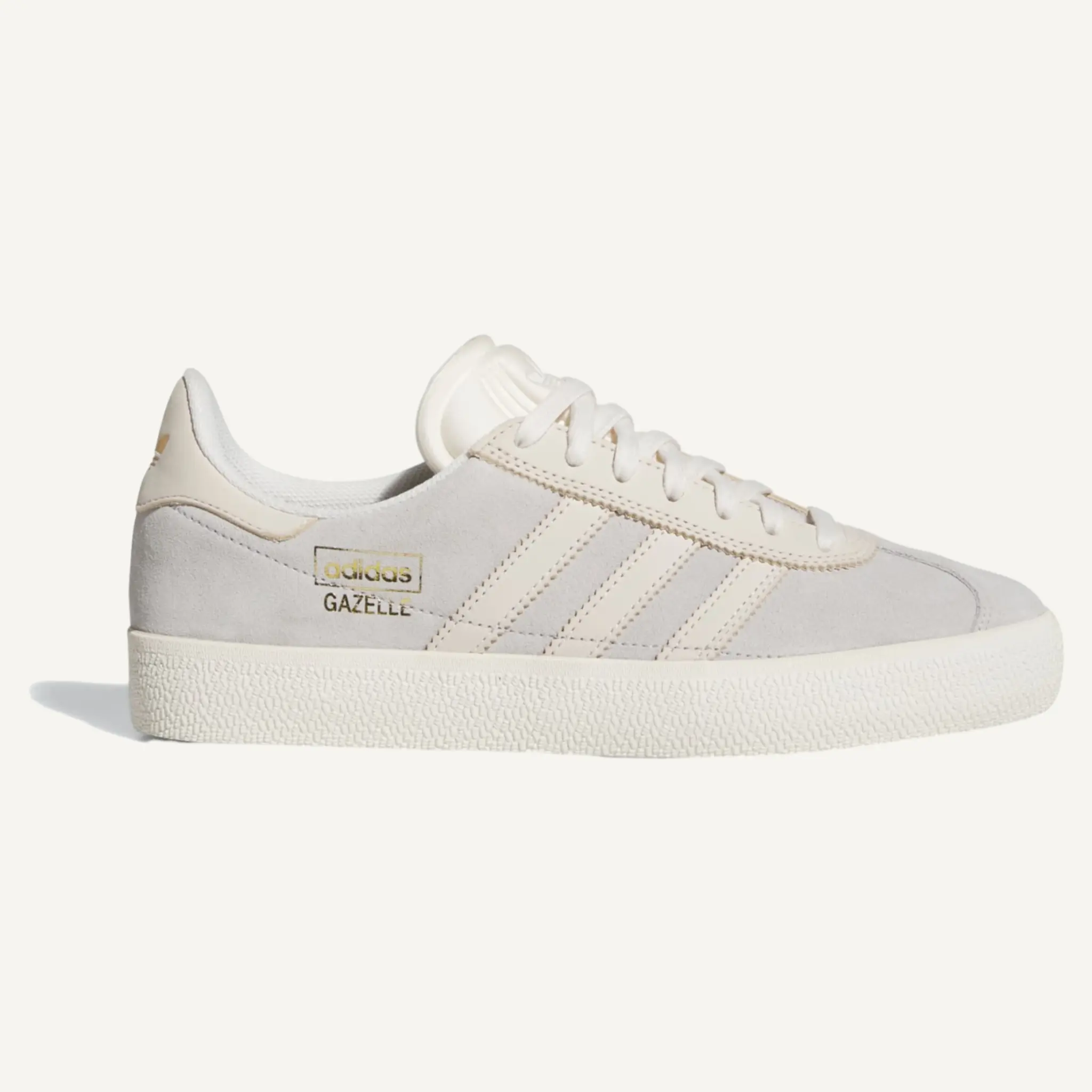 Adidas Originals Men's Grey/Chalk White Gazelle ADV Sneakers, JQ3723 (No Box)