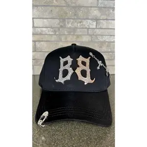 EL BARBAS HATS Black Snapback Hat Adjustable Men Casual