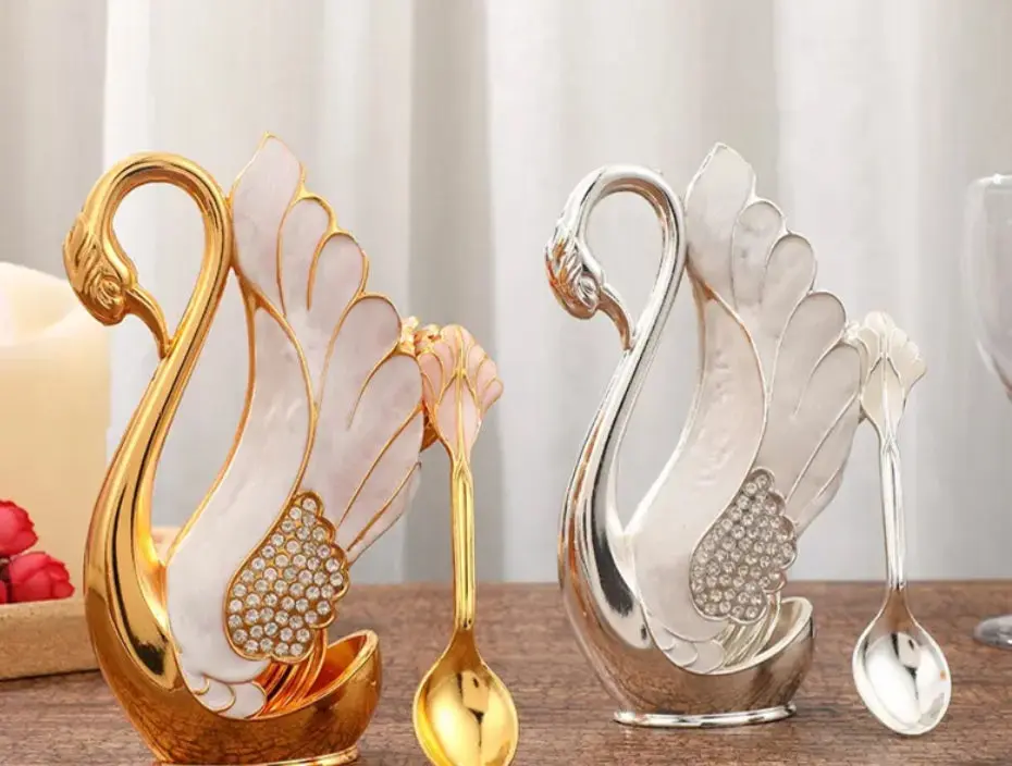 Swan Spoon Holder Swan Spoon Holder
