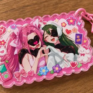 Alien Stage Acrylic keychain, Mizi & Sua fan art, Alien Stage Misu Inspired Charm