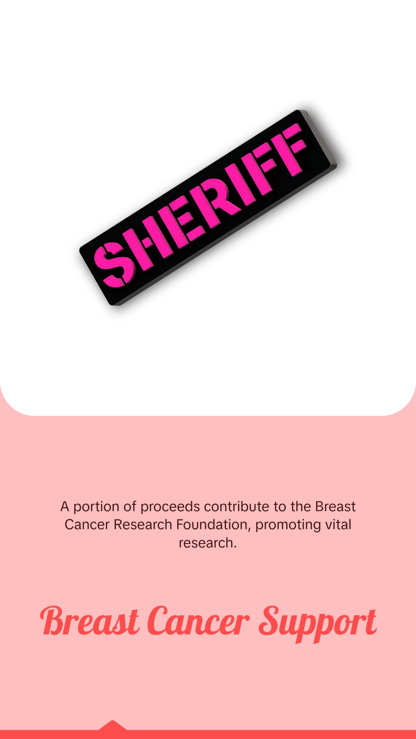 [SHERIFF] Operator PVC Patch [BLK/PNK]