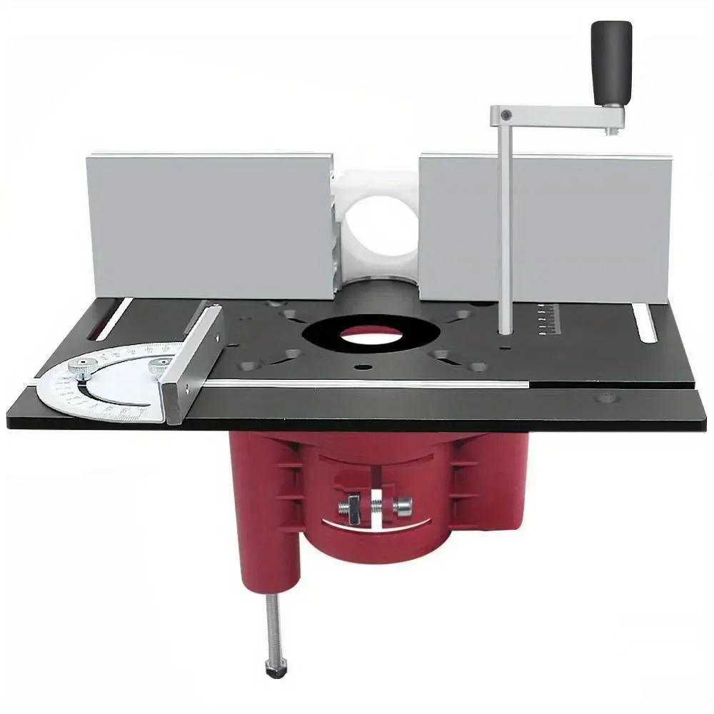 Precision Router Lift, Router Table Lift System, Durable Router Plate Insert, Woodworking DIY Tools, Handle, for Quick, Accurate, Reliable & Repeatable Setups