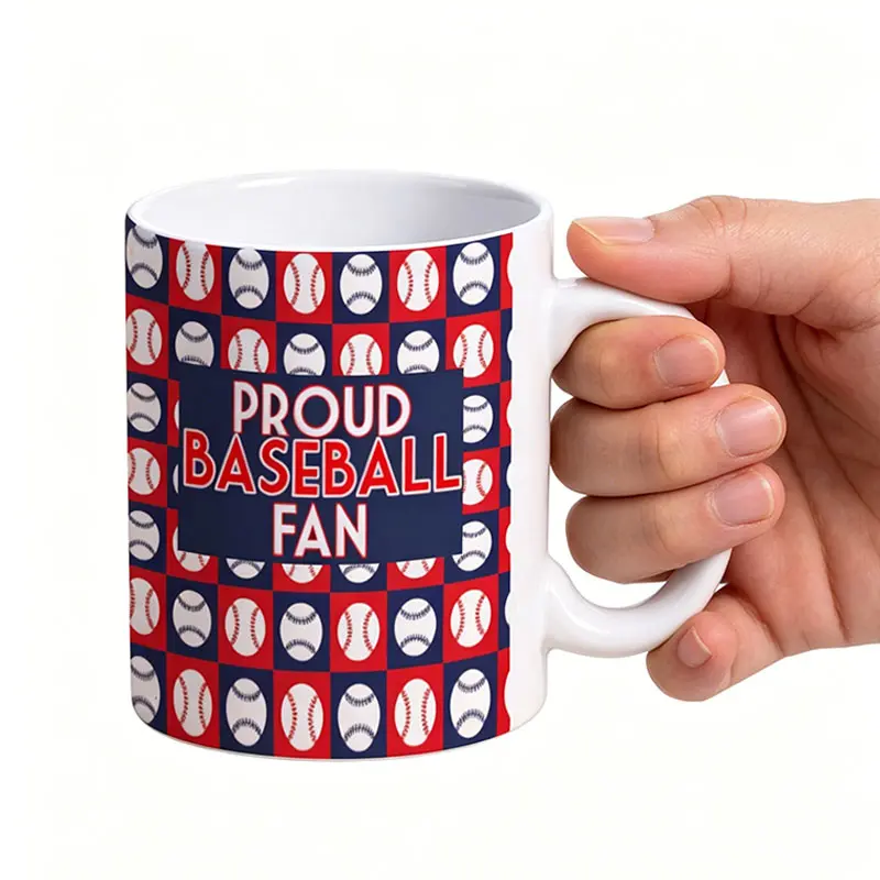 Baseball Fan Mug - Perfect for Game Day! Show Your Team Spirit with This Baseball Mug! Must-Have Coffee Mug for Baseball Lovers