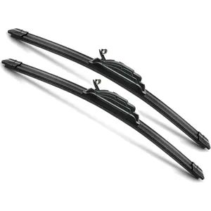 18" and 18" Windshield Wiper Blades for 1995-2011 Ford Ranger/2006-2011 Chevry HHR/1997-2001 Jeep Cherokee,All-Season Auto Windshield Natural Rubber J-Hook Wiper Blades(Pack of 2)
