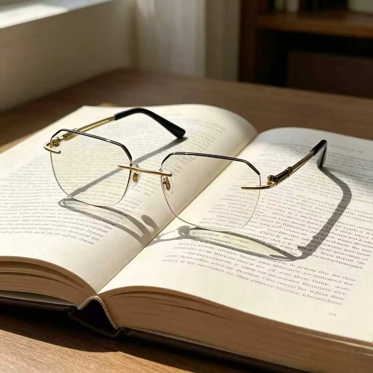 Classic Style Reading Glasses for Men and Women, Lightweight Metal Frame, Ideal for Reading and Craft Work