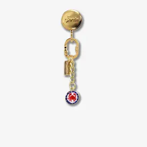 Adhesive Phone Hooks with Charms - Crab