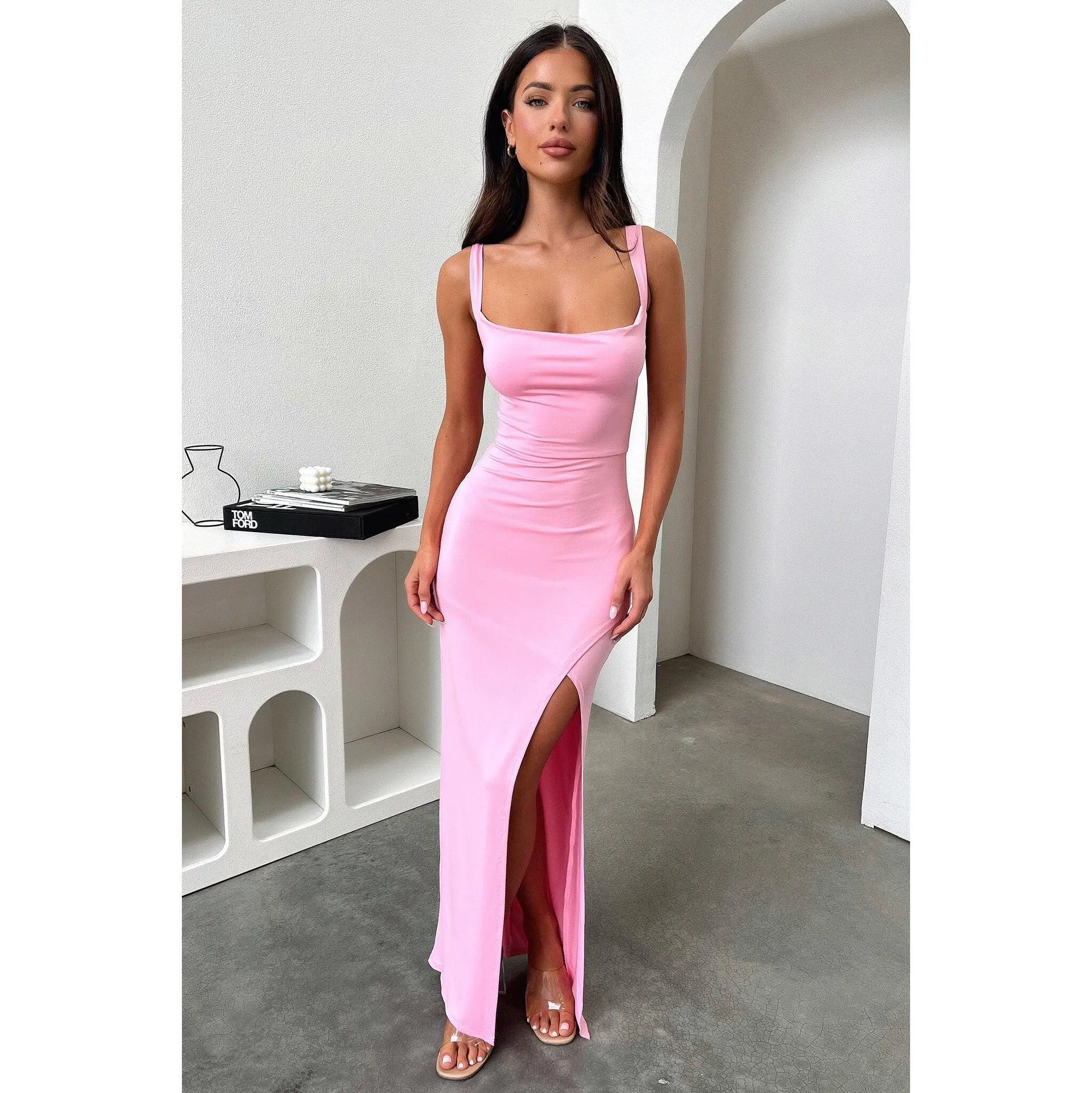 Calvary Maxi Dress - Pink