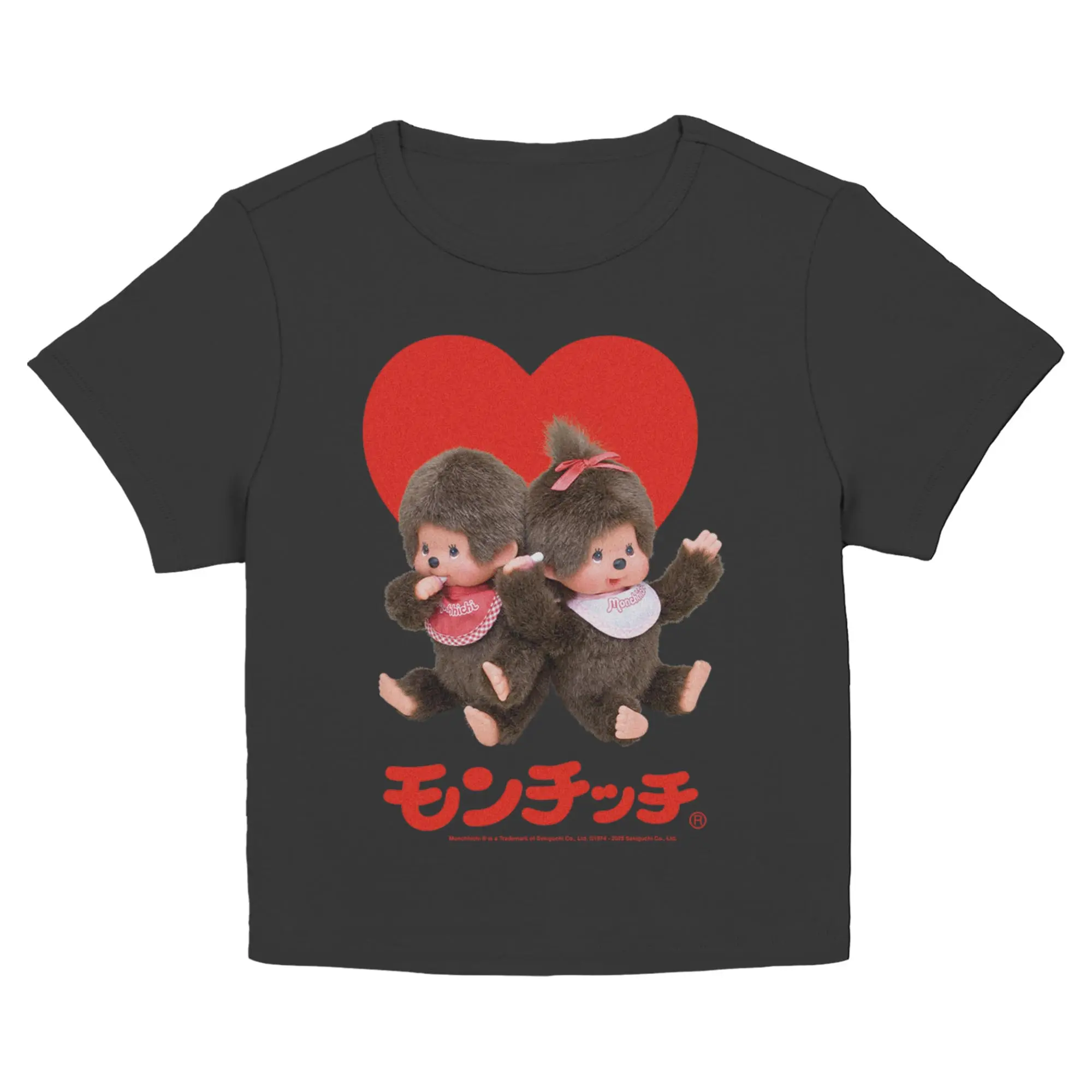 Juniors Womens Monchhichi Cutest Duo Ever Photo T Shirt