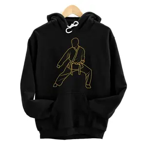 Taekwondo Practice Martial Arts Outline Line Art Print Hoodie, Sweatshirt, T-Shirt