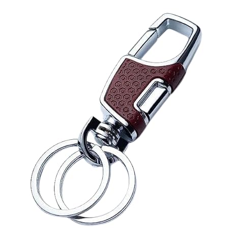 3pcs Heavy Duty Car Key Chains 3 Pack with 2 Metal Key Rings for Secure Key Management Essential Car Accessories
