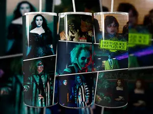 Beetlejuice 20 oz Tumbler Drinkware Washable