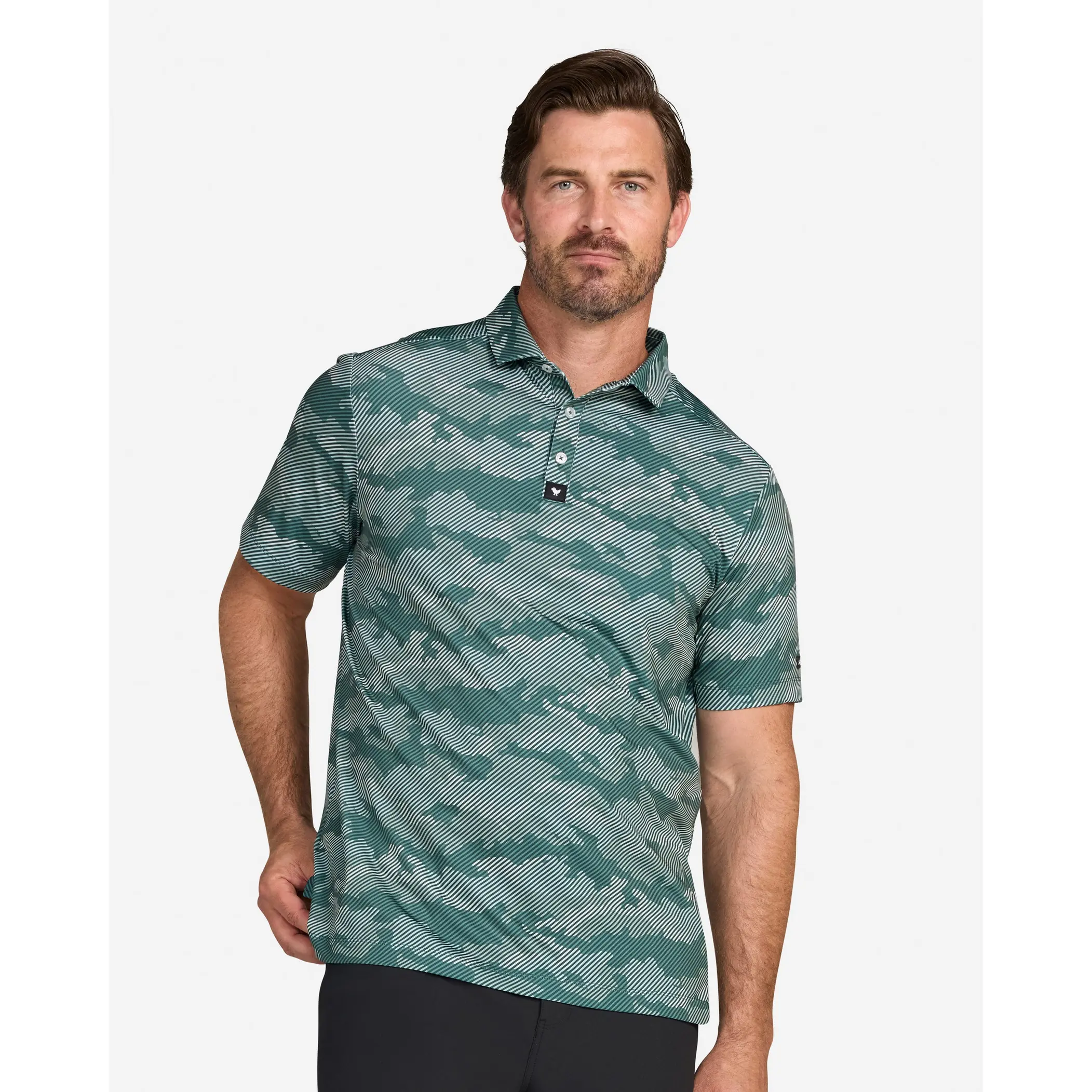 Frostbite Men's Golf Polo in Washed Sage