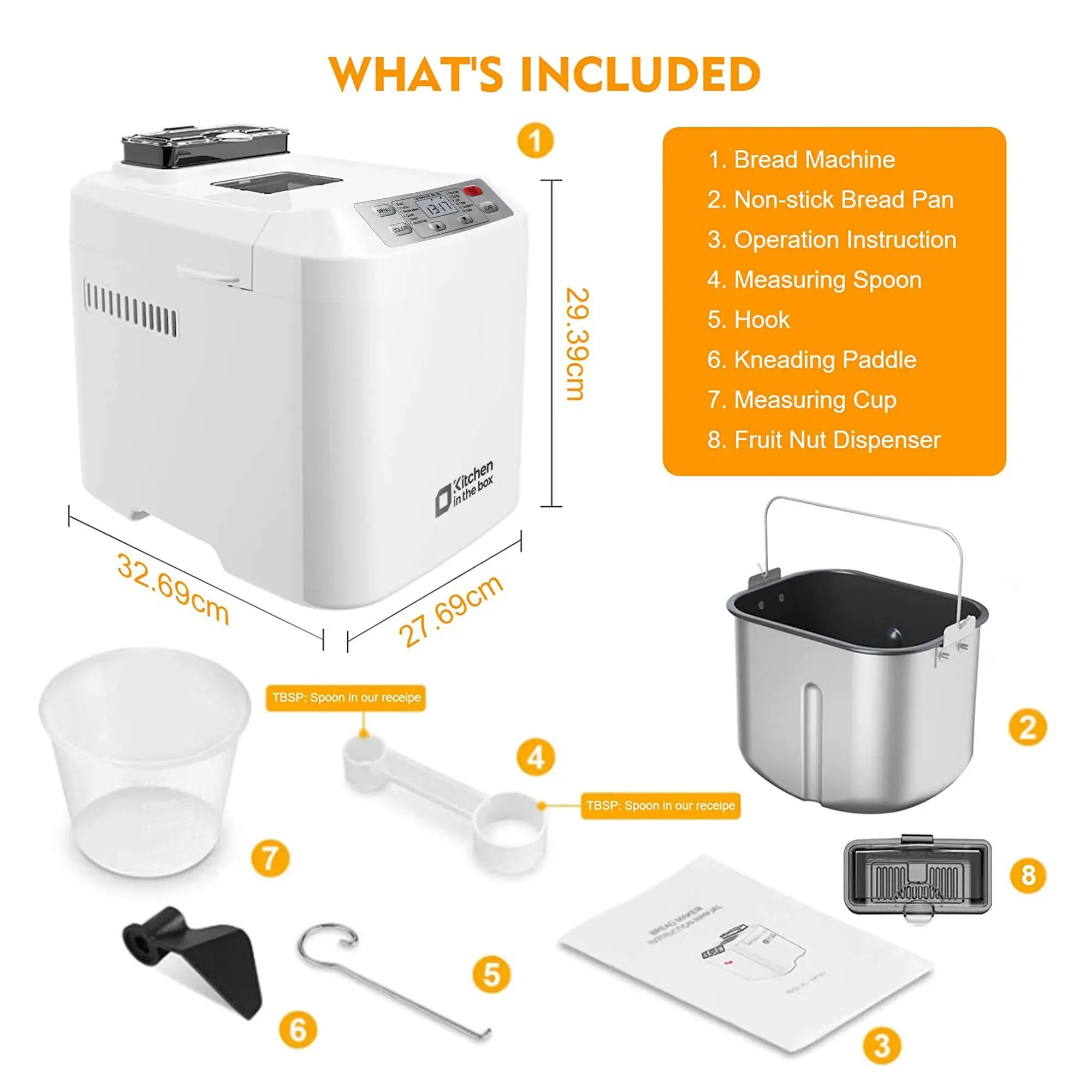 Bread Maker Accessories (Accessory Only, Not a Bread Maker)