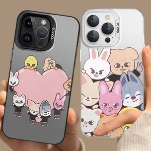 Happy Animal Dolls Phone Case Cover for iPhone 17/16/15/14/13/12/11 Series (Plus/Pro/Pro Max) – Protective Smartphone Casing, Shockproof Cellphone Protector