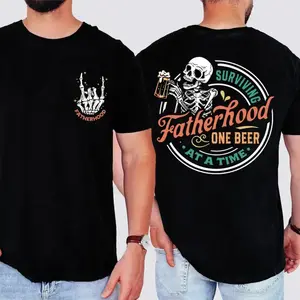 Surviving Fatherhood One Beer At A Time Shirt – A Funny Father's Day Or Father's Dad Gifts Idea, Father's Dad Shirt, Fatherhood Shirt