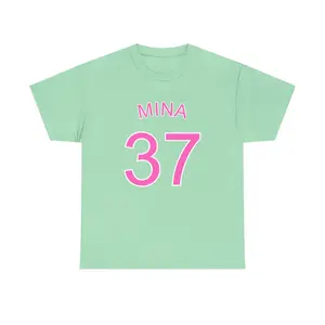 TWICE (MINA) K-POP ONCE AGAIN FANMEET FANCLUB ONCE 4TH GENERATION MEMBER TEE JYP ENTERTAINMENT UNISEX 100% Cotton T-shirt Casual Comfort