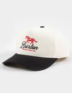 BRIXTON Mens Good Times Snapback Hat, Black Combo BRIXTON Mens Good Times Snapback Hat, Black Combo