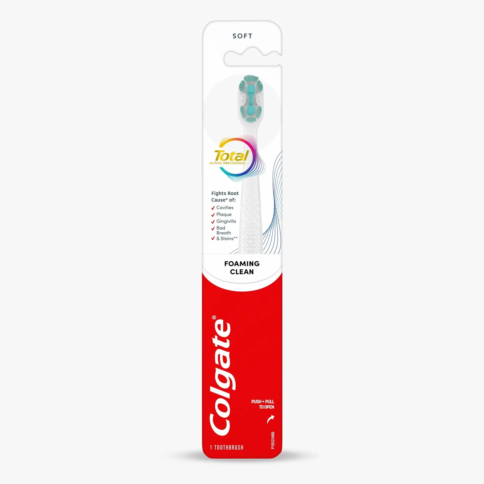 Colgate Total Foaming Clean Soft Toothbrush Colgate Total Foaming Clean Soft Toothbrush