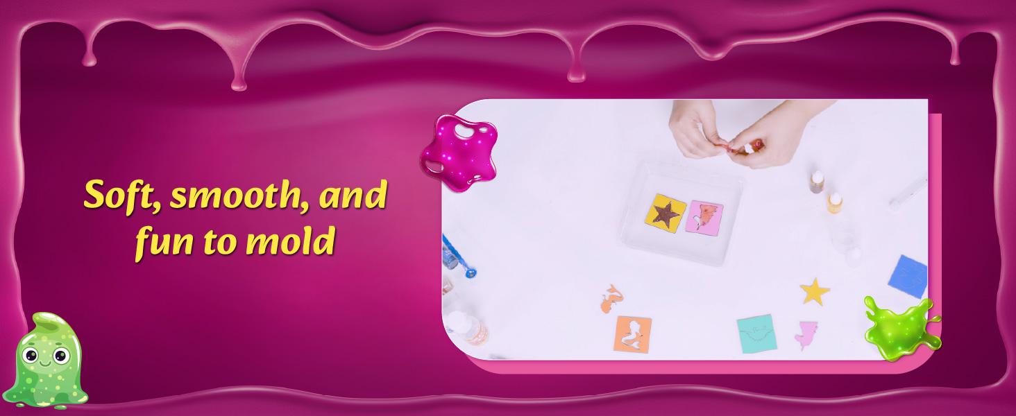 Unisex DIY Slime Making Kit for Kids 4+ Years - 10+ Glitter Scented Butter Slime, Unicorn/Dinosaur/Mermaid Themes, STEM Construction Activities, Instruction Manual, Collectibles, Ideal Gift Toy for Creativity