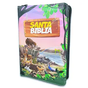 Biblia Compacta con Cierre para Niños RV1960 imit piel arca