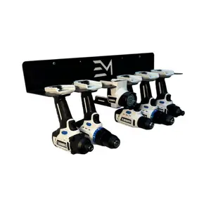 Hart 20v Drill Organizer: 6-Slot Steel Rack