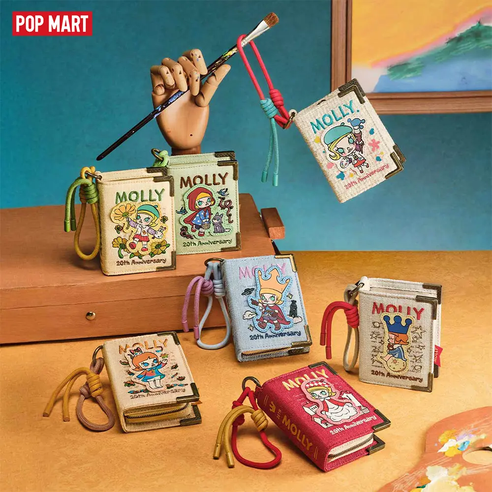 POP MART MOLLY Scenery Along the Way Series-Mini Memory Album EBag Blind Box, Surprise Gift