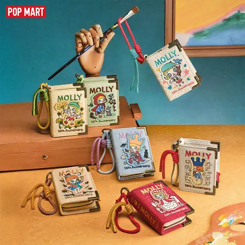 POP MART MOLLY Scenery Along the Way Series-Mini Memory Album EBag Blind Box, Surprise Gift