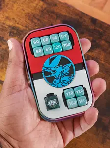 Poke Mini Tin Insert | 3D Printed Trading Card Game Accessory