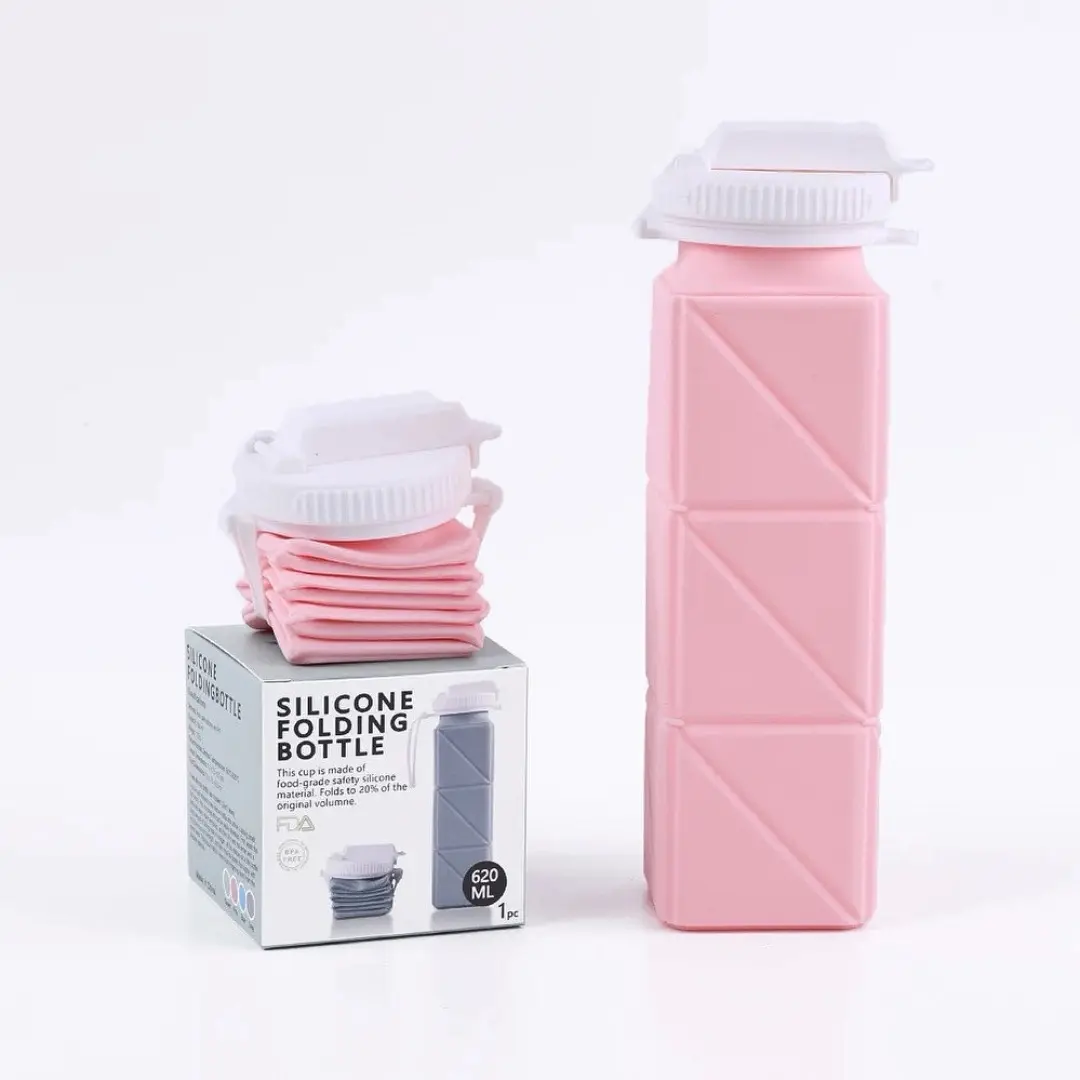 BPA-Free Collapsible Water Bottle - Reusable Drinkware for Hydration