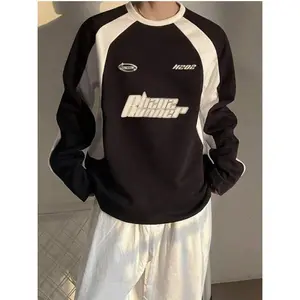 Manfinity Men Letter Graphic Raglan Sleeve Sweatshirt