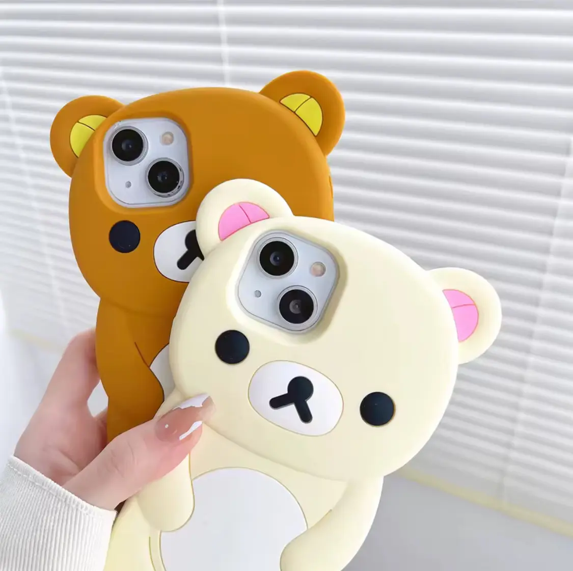 Kawaii Cute Kuma Bear Soft Thick Silicone Phone Cover Case Kawaii Cute Kuma Bear Soft Thick Silicone Phone Cover Case