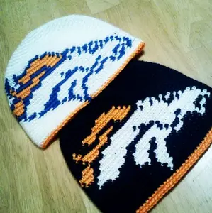 Broncos crochet beanie Winter