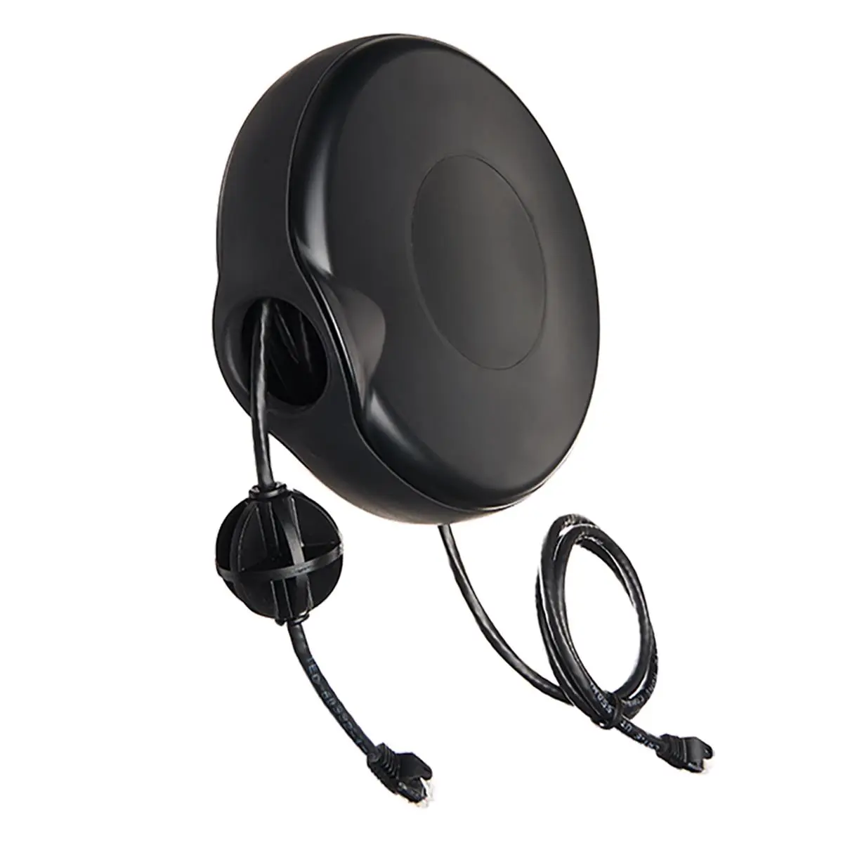 Stage Ninja  25 ft. Retractable CAT6 Unshielded Cable Reel - Black