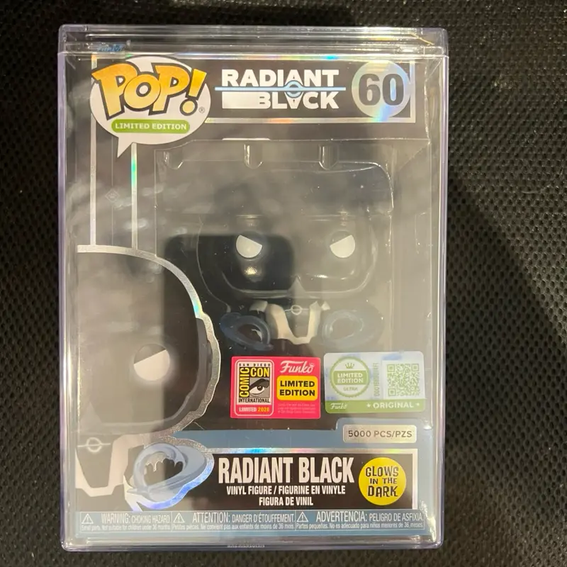 Radiant Black LE5000 funko pop SDCC