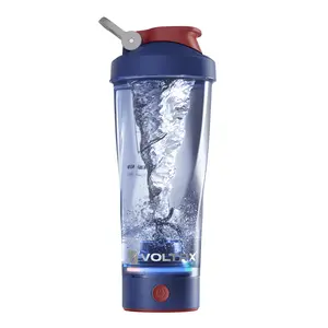 VOLTRX Electric Blender Shaker Bottle, VortexBoost2, Tritan - BPA Free - 24 oz Vortex Portable Mixer Cup/USB Rechargeable for Protein Shakes blender bottle Rechargeable Self-Stirring Mixing Easy To Clean Quiet Led Colors