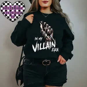 My Villain Era Tee Shirt or Sweatshirt-Unisex - Edgy Alternative Bookish Vibes