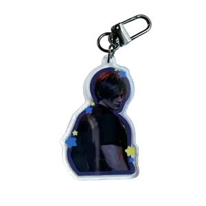 Resident Evil 4 Leon Kennedy Acrylic Keychain, Video Game Characters Keychain