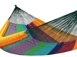 Sunnydaze Handwoven XXL Thick Cord Mayan Family Hammock - 625-Pound Capacity - Multicolor
