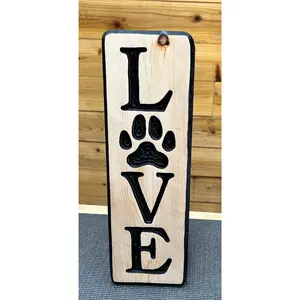Love/Paw Layout Stencil