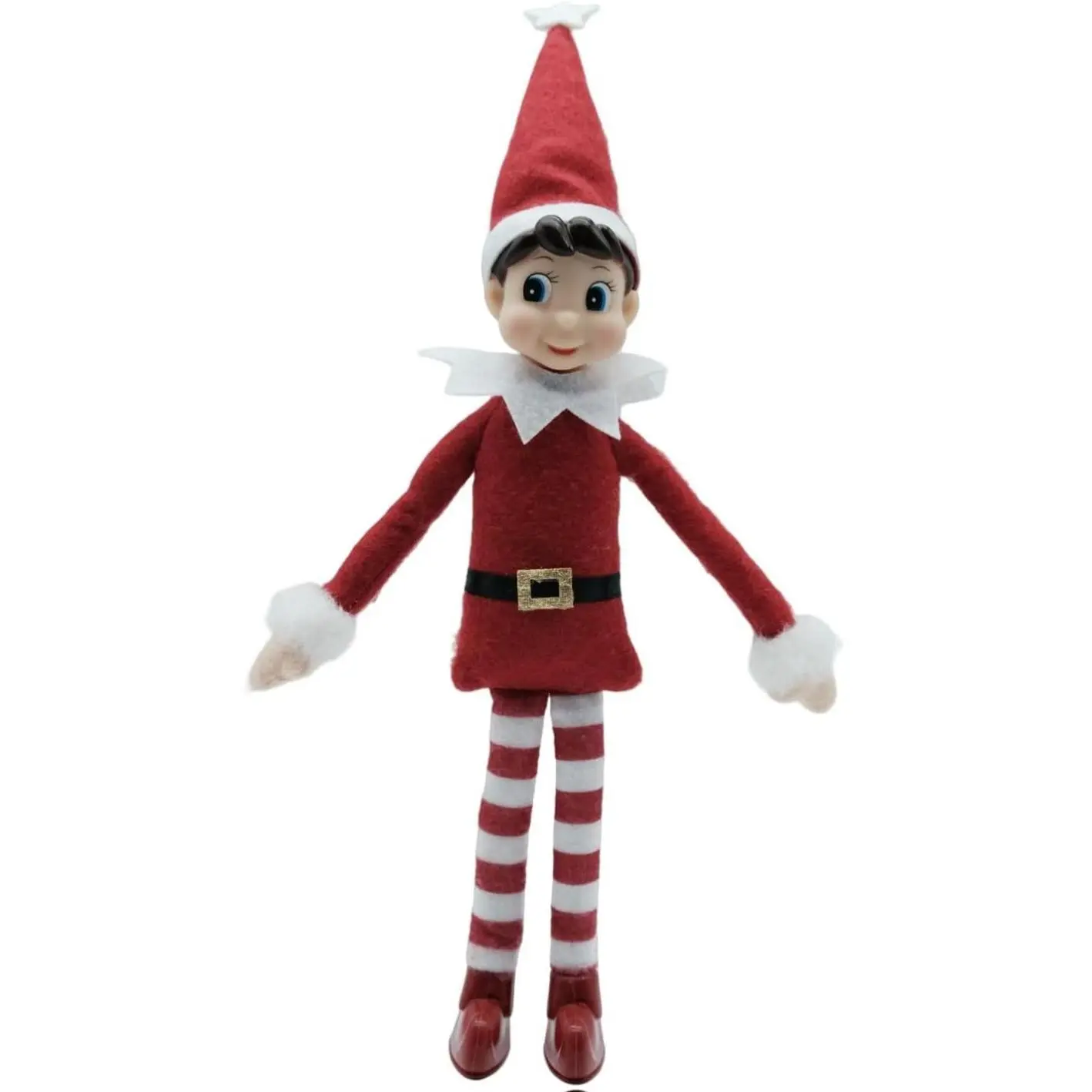 Christmas Elf Stand Plush Doll – Holiday Decor & Festival Gift Toy