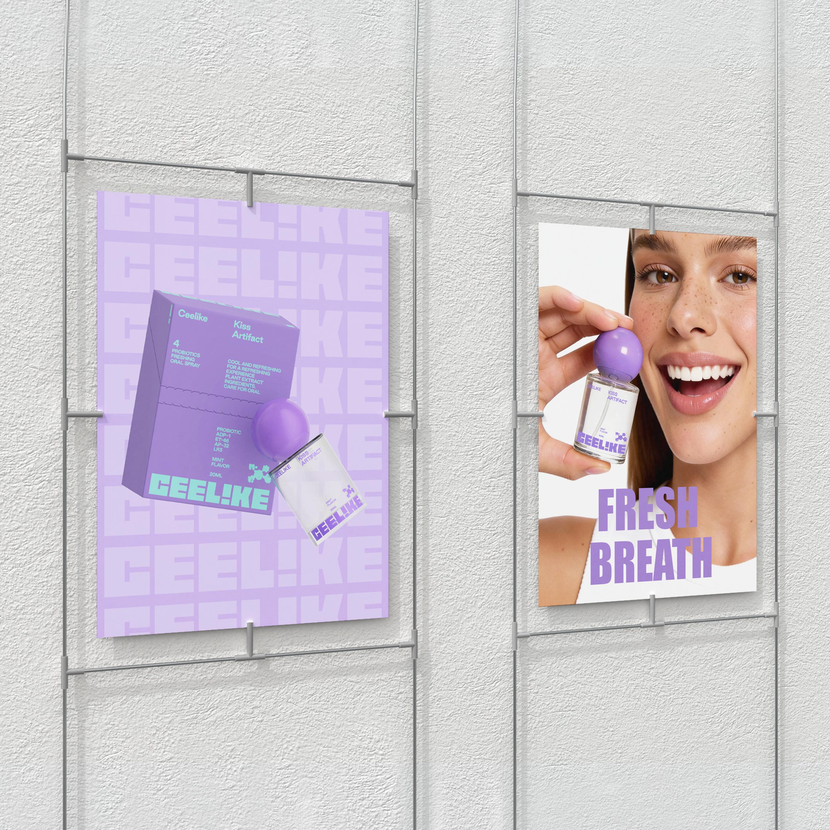 CEELIKE Probiotic Oral Spray | 20ml Breath Freshener for Long-Lasting Freshness & Oral Care | Sugar-Free & Travel-Friendly