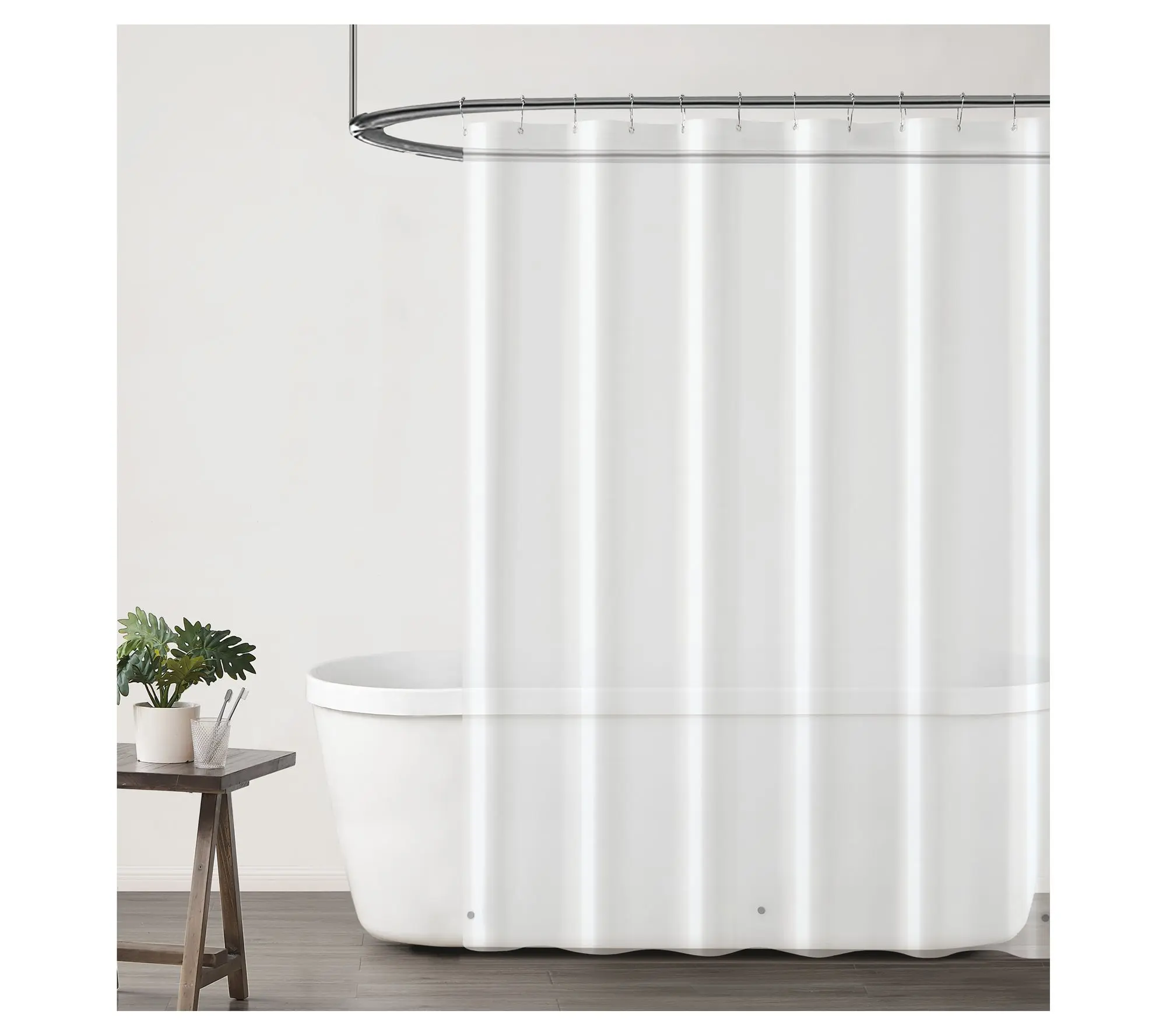 Truly Calm Grommeted 70x72 Shower Liner Truly Calm Grommeted 70x72 Shower Liner