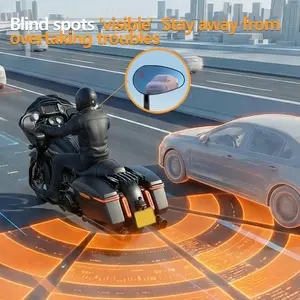 New Safety Kit for Harley 121 CVO Motorcycle, Direct Blind Spot Monitor, Radar, Waterproof Warning System, Motorcycle Accessories