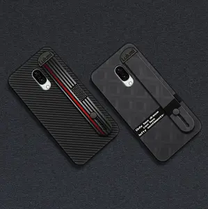Kickstand Anti-dust Phone Case For Sharp Aquos Zero2/SHV47/SH-01M Shockproof protective personality Fashion Design Waterproof commerce simple Silicone Plain color masculine mature
