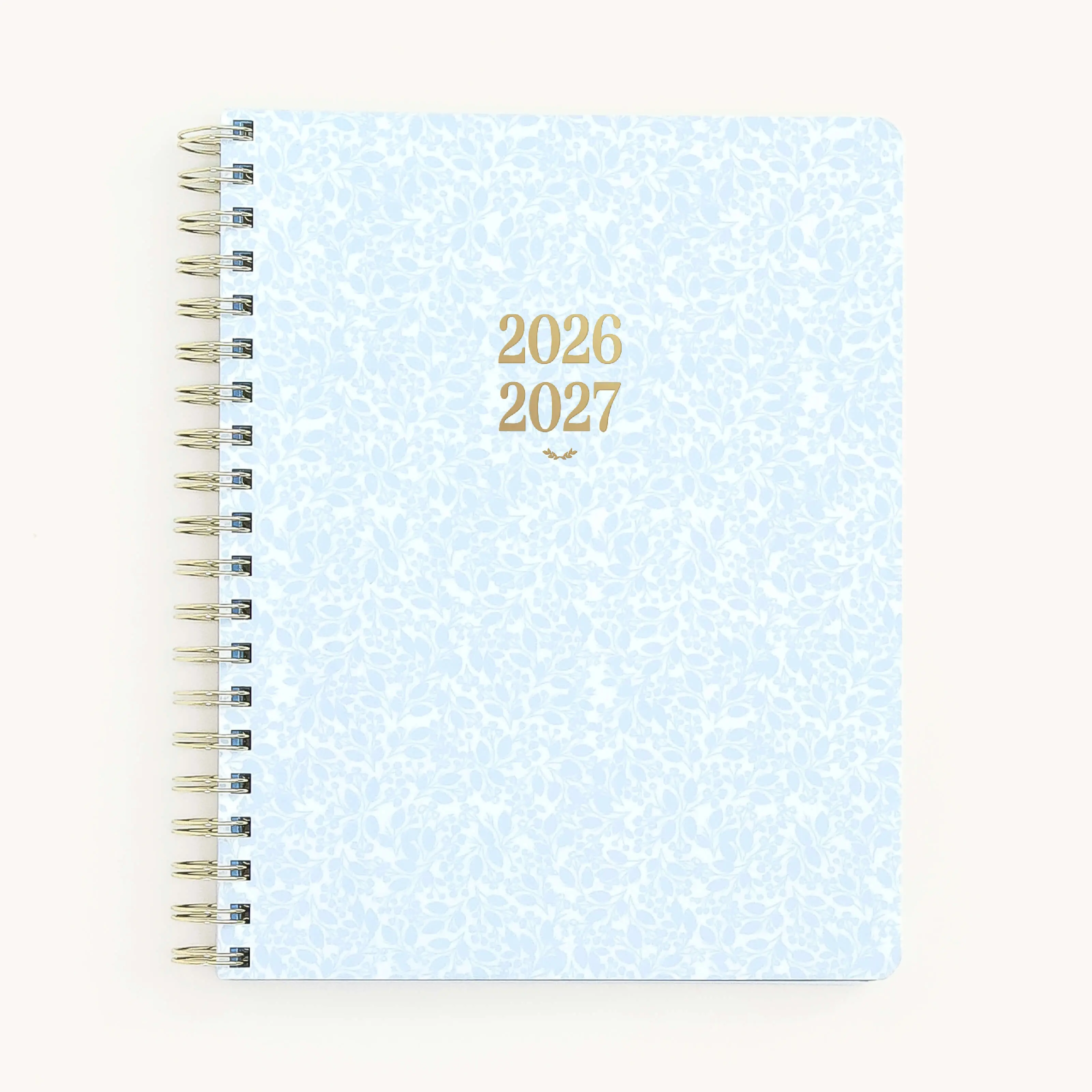 2026-2027 12-Month Large Softcover Weekly Planner - Misty Meadow Design, Exclusive Page Layout, Gold Foil Cover, Interior Pocket, Notes Section, Spacious Daily Blocks, Office Planners for Personal Organisation, Organizer Storage