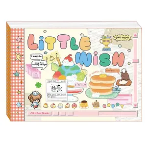 30 Sheets Kawaii Sticker Book Sticker Album Sticker Cards Ins Korean Style Cute Cartoon Decorative Stickers Romantic DIY Handbook Scrapbook School Supplies