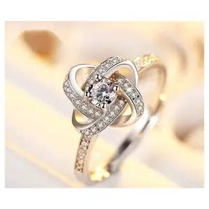 Hot-selling micro-inlaid zirconia ring, light luxury fashion, suitable for dates, parties, weddings, and other occasions for Women