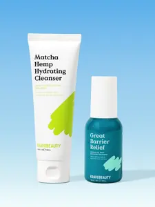 KraveBeauty Barrier Builder Duo to Cleanse & Soothe Skin with Gentle, Non-stripping Cleanser and Barrier Repair Serum