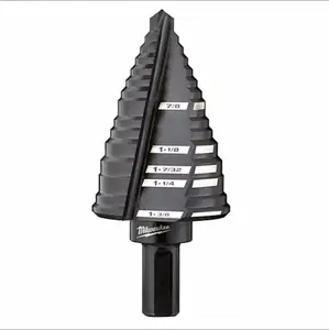 Milwaukee #1, #4, #9, #12 Black Oxide Step Drill Bit Cordless Tool Battery Power Tools Milwaukee #1, #4, #9, #12 Black Oxide Step Drill Bit Cordless Tool Battery Power Tools
